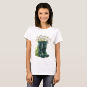 Botanische laarzen t-shirt (Voorkant volledig)