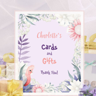 Botanische Lavendel Bloemenkinder Shower Cadeau Ta Poster