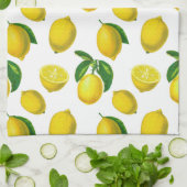 Botanische Lemon Afdruk Theedoek (Gevouwen)