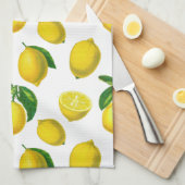 Botanische Lemon Afdruk Theedoek (Quarter Fold)