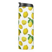  Botanische Lemon Afdruk Thermosbeker (Geroteerd rechts)