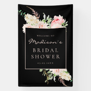 Botanische Lente Bruidsdouche Spandoek