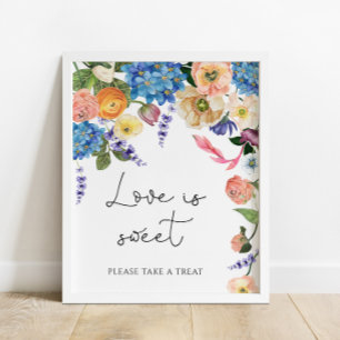 Botanische liefde is fijn om een Poster te behande