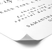 Botanische liefde is het twitterbord van de balie poster (Hoek)