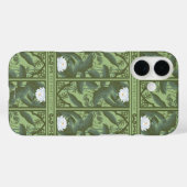 Botanische Lotus Panel Patroon - De Witte Lotus Case-Mate iPhone Case (Achterkant (horizontaal))