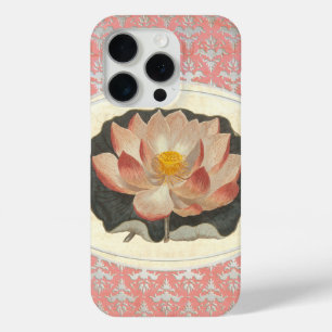  Botanische Lotusbloesem Elegante Yoga iPhone 15 Pro Case