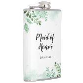 Botanische Maid of Honor Bruiloft Feest Gift Flask Heupfles (Rechts)