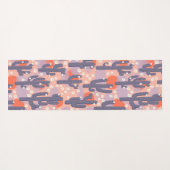 Botanische Mandala Floral Monogrammed Yogamat (Achterkant (horizontaal))