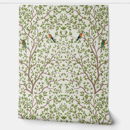 Botanische Marmeren Patroon Smooth Vinyl Behang