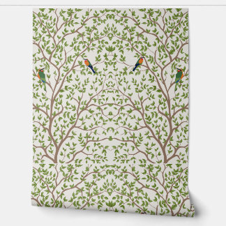 Botanische Marmeren Patroon Smooth Vinyl Behang