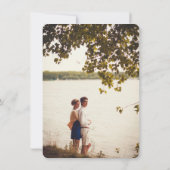 Botanische Moderne Sparen de Kaart van de Datum me (Achterkant)