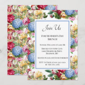 botanische Moederdag Brunch Kaart (Voorkant / Achterkant)