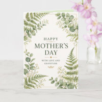 Botanische Moederdag met varens en eucalyptus