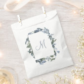 Botanische monogram bedankzakje (Geknipt)