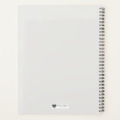 Botanische Monogram Krans Planner (Achterkant)