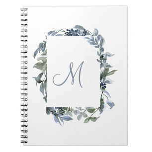 Botanische monogram notitieboek