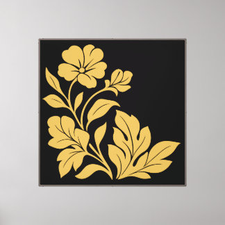 Botanische muurschildering Wall Art Stretched Canv Canvas Afdruk