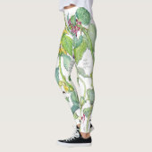 Botanische nettle Flowers over de Leggings van de  (Links)