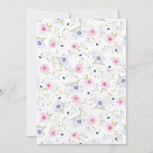 Botanische Nota Kaarten Elegant Vlak Modern (Achterkant)