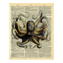 Botanische Octopus Art Dictionary Pagina