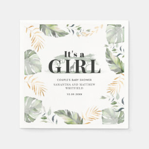 Botanische Oerwoud Giraffe Baby shower Servet