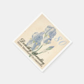  botanische olies 80e verjaardag PN Servetten (Hoek)