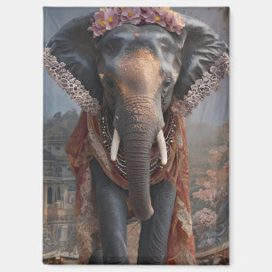 botanische olifant magneet