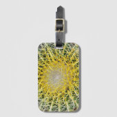 Botanische ongemakkelijke droge cactus bagagelabel (Voorkant (verticaal))