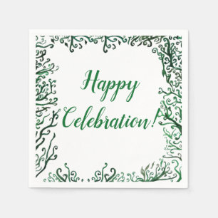 Botanische Ornamenten Aangepast papier servetten