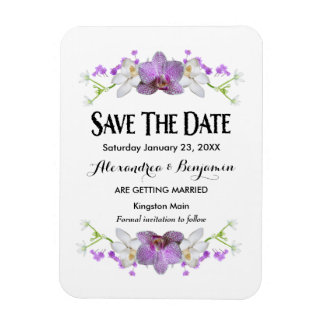 Botanische paardebloemen Waterverf sparen de datum Magneet