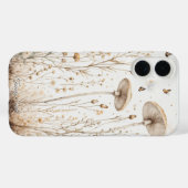  botanische paddenstoelen en wilde bloemen Case-Mate iPhone case (Achterkant (horizontaal))