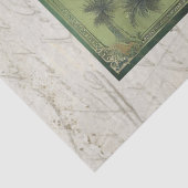 Botanische palmboom Ephemera 5 Decoupage Tissuepapier (Detail)