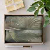 Botanische palmboom Waterverf Ephemera Decoupage Tissuepapier (Geschenk)