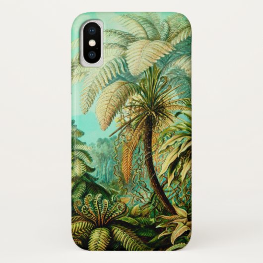 Botanische Palms iPhone Case Ernst Haeckel (Achterkant)