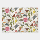 Botanische papiervaten met onmiddellijke verpakkin inpakpapier vel (Voorkant 3)