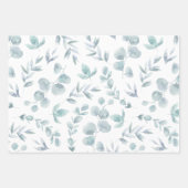 Botanische papiervaten met onmiddellijke verpakkin inpakpapier vel (Voorkant 3)