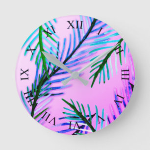Botanische Patroon Wandklok Ronde Klok