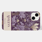  Botanische Pensioengeschenken voor Moeder Violet Case-Mate iPhone Case (Achterkant (horizontaal))