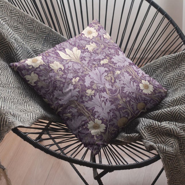  Botanische Pensioengeschenken voor Moeder Violet Kussen (Vintage Botanical Retirement Gifts for Mom)