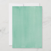 Botanische perzikWaterverf Rozen Kaart (Achterkant)