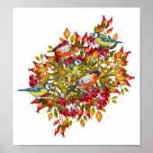 Botanische Planten en Poster ter illustratie van v (Voorkant)