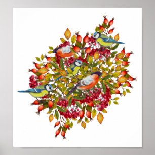 Botanische Planten en Poster ter illustratie van v