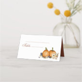 Botanische pompoen rustieke herfst herfst bruiloft (Voorkant)