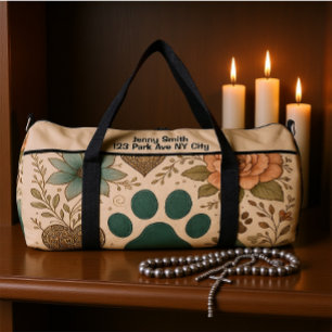 Botanische Pootafdruk Reis Kit Monogram Personal Plunjezak