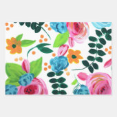 Botanische Pop inpakpapier vellen (Voorkant 3)