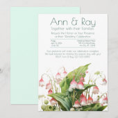 Botanische pracht uitnodiging (Voorkant / Achterkant)