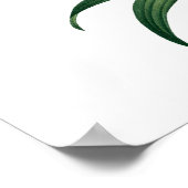 Botanische PREMIUM-KWALITEITSDruk van rode lib Poster (Hoek)