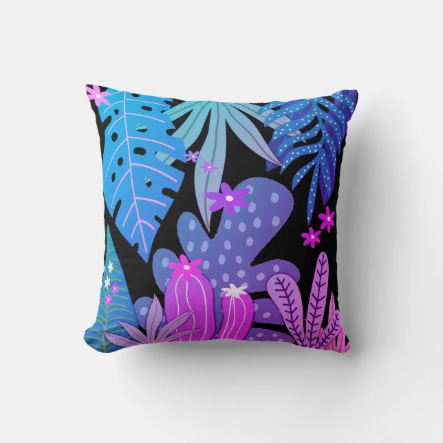 Botanische Print #3 Miami Kussen (Voorkant)