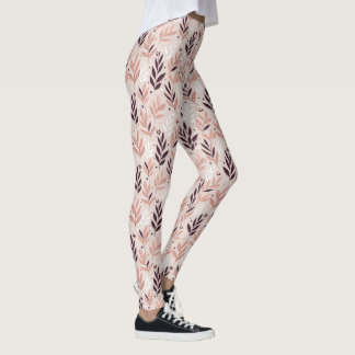 Botanische print van Earth Tones Leggings