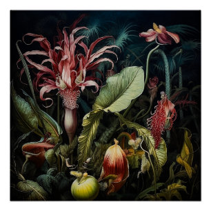 Botanische producten in een Oerwoud Perfect Poster